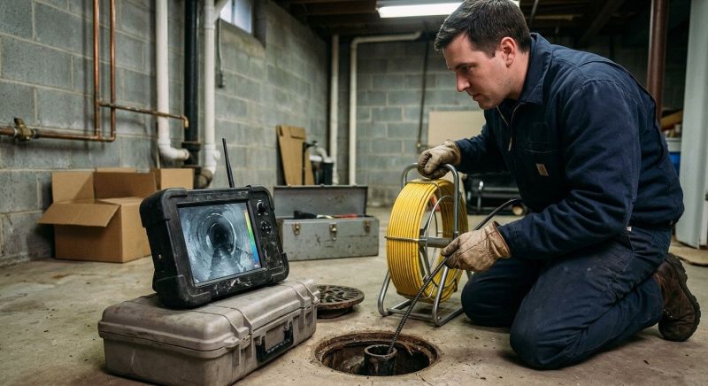 Drain Camera Inspection in Cary, NC
