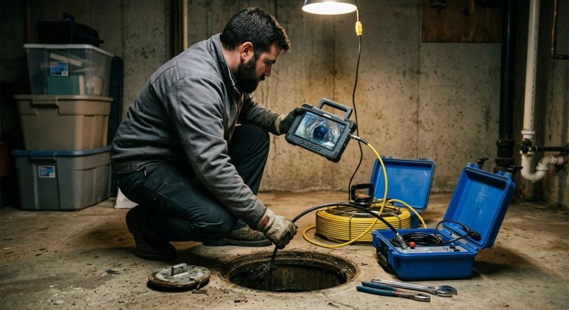 Drain Line Inspection in Gig Harbor, WA